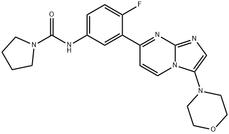 化合物 GSK3494245 结构式