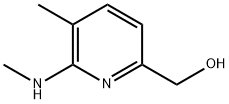 2-Pyridinemethanol, 5-methyl-6-(methylamino)- 结构式