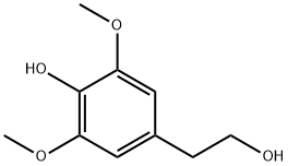 4-(2-hydroxyethyl)-2,6-dimethoxyphenol 结构式