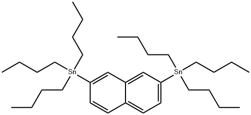 2,7-bis(tributylstannyl)naphthalene 结构式