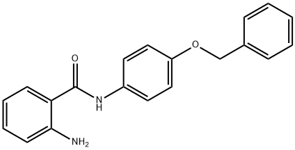 Benzamide, 2-amino-N-[4-(phenylmethoxy)phenyl]- 结构式