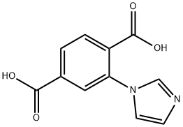 2-(1H-咪唑-1-基)-1,4-苯二甲酸 结构式