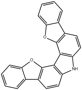 7H-双(苯并呋喃)[3,2-C:2',3'-G]咔唑 结构式