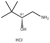 (R)-1-氨基-3,3-二甲基丁烷-2-醇盐酸盐 结构式