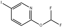 2-(二氟甲氧基)-5-碘吡啶 结构式