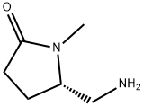 (S)-5-(氨甲基)-1-甲基吡咯烷-2-酮 结构式