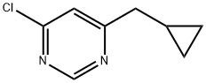 4-氯-6-(环丙基甲基)嘧啶 结构式