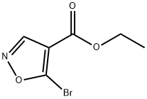 5-溴异噁唑-4-羧酸乙酯 结构式