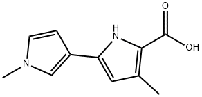[2,3'-Bi-1H-pyrrole]-5-carboxylic acid, 1',4-dimethyl- 结构式