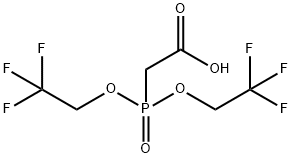 Acetic acid, 2-[bis(2,2,2-trifluoroethoxy)phosphinyl]- 结构式