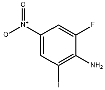 2-氟-6-碘-4-硝基苯胺 结构式