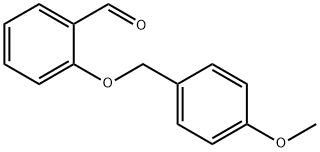 Benzaldehyde, 2-[(4-methoxyphenyl)methoxy]- 结构式