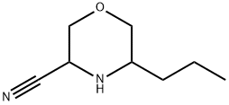 3-Morpholinecarbonitrile, 5-propyl- 结构式