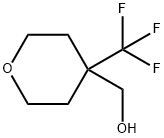 (4-(三氟甲基)四氢2H-吡喃-4-基)甲醇 结构式