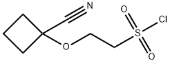 Ethanesulfonyl chloride, 2-[(1-cyanocyclobutyl)oxy]- 结构式