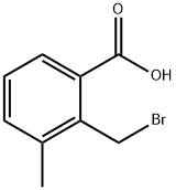 Benzoic acid, 2-(bromomethyl)-3-methyl- 结构式