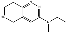 N-乙基-N-甲基-5,6,7,8-四氢吡啶并[4,3-C]哒嗪-3-胺 结构式