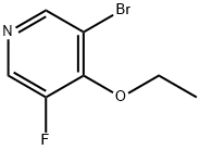 3-溴-4-乙氧基-5-氟吡啶 结构式