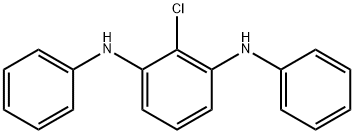1,3-BENZENEDIAMINE, 2-CHLORO-N1,N3-DIPHENYL- 结构式