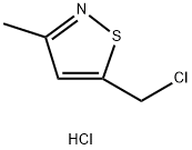 5-(氯甲基)-3-甲基异噻唑盐酸盐 结构式