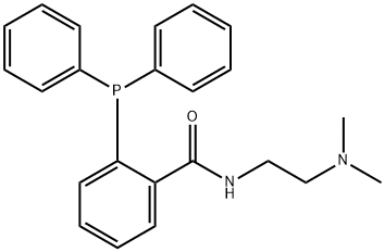 Benzamide, N-[2-(dimethylamino)ethyl]-2-(diphenylphosphino)- 结构式