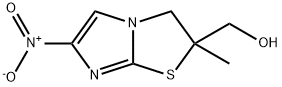 (2-甲基-6-硝基-2,3-二氢咪唑并[2,1-B]噻唑-2-基)甲醇 结构式