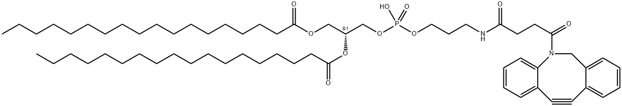 DSPE-二苯基环辛炔 结构式