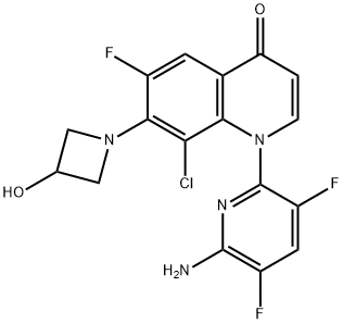 Delafloxacin Impurity 3 结构式