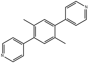 4,4'-(2,5-二甲基-1,4-亚苯基)二吡啶 结构式