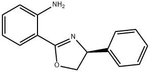 Benzenamine, 2-[(4S)-4,5-dihydro-4-phenyl-2-oxazolyl]- 结构式