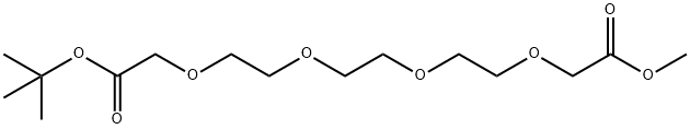 Meo2c-ch2-peg4-ch2co2tbu 结构式