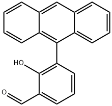 3‐(9‐anthracenyl)salicylaldehyde 结构式