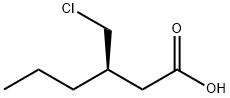 Hexanoic acid, 3-(chloromethyl)-, (3R)- 结构式