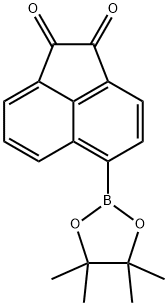 1,2-Acenaphthylenedione, 5-(4,4,5,5-tetramethyl-1,3,2-dioxaborolan-2-yl)- 结构式