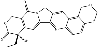 9,10-[1,3]-DIOXINOCAMPTOTHECIN 结构式