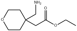 2-(4-(氨基甲基)四氢-2H-吡喃-4-基)乙酸乙酯 结构式