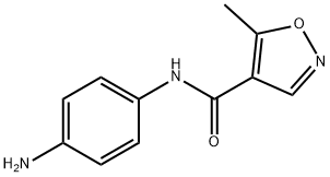 4-Isoxazolecarboxamide, N-(4-aminophenyl)-5-methyl- 结构式