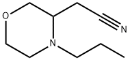 3-Morpholineacetonitrile, 4-propyl- 结构式