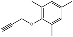 1,3,5-三甲基-2-(丙-2-YN-1-丙氧基)苯 结构式