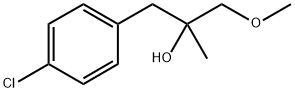 1-(4-氯苯基)-3-甲氧基-2-甲基丙-2-醇 结构式