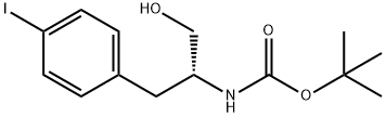 Carbamic acid, [(1R)-2-hydroxy-1-[(4-iodophenyl)methyl]ethyl]-, 1,1-dimethylethyl ester (9CI) 结构式