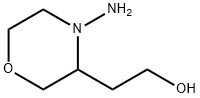 3-Morpholineethanol, 4-amino- 结构式