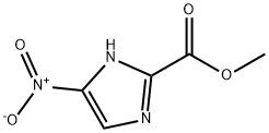 5-硝基-1H-咪唑-2-羧酸甲酯 结构式