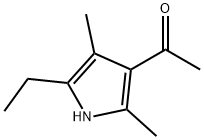 1-(5-乙基-2,4-二甲基-1H-吡咯-3-基)乙-1-酮 结构式