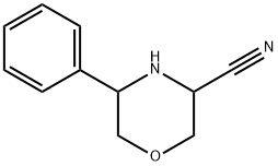 3-Morpholinecarbonitrile, 5-phenyl- 结构式