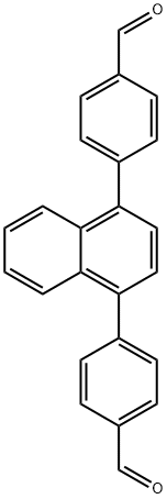 4,4'-(naphthalene-1,4-diyl)dibenzaldehyde 结构式