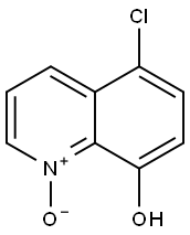 5-chloro-8-hydroxyquinoline 1-oxide 结构式