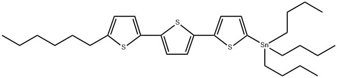 IN1501, Tributyl(5''-hexyl-[2,2':5',2''-terthiophen]-5-yl)stannane 结构式