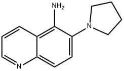 5-Quinolinamine, 6-(1-pyrrolidinyl)- 结构式