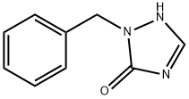 1-苄基-1H-1,2,4-三唑-5(4H)-酮 结构式